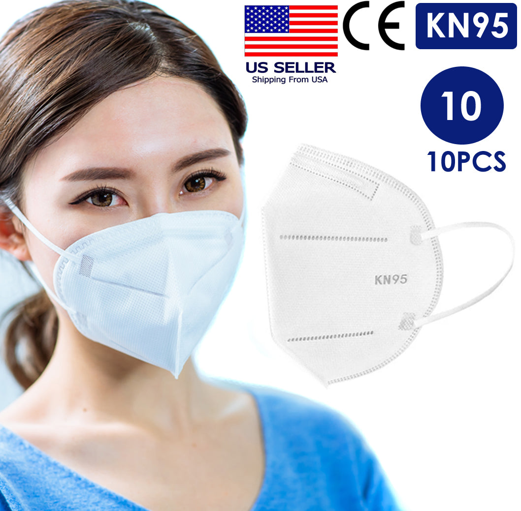 10PCS KN95 Respirator Masks Non Medical Civilian Use
