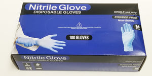 100PCS Nitrile Gloves Examination Non Sterile